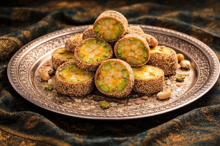 Anjeer Pista Roll
