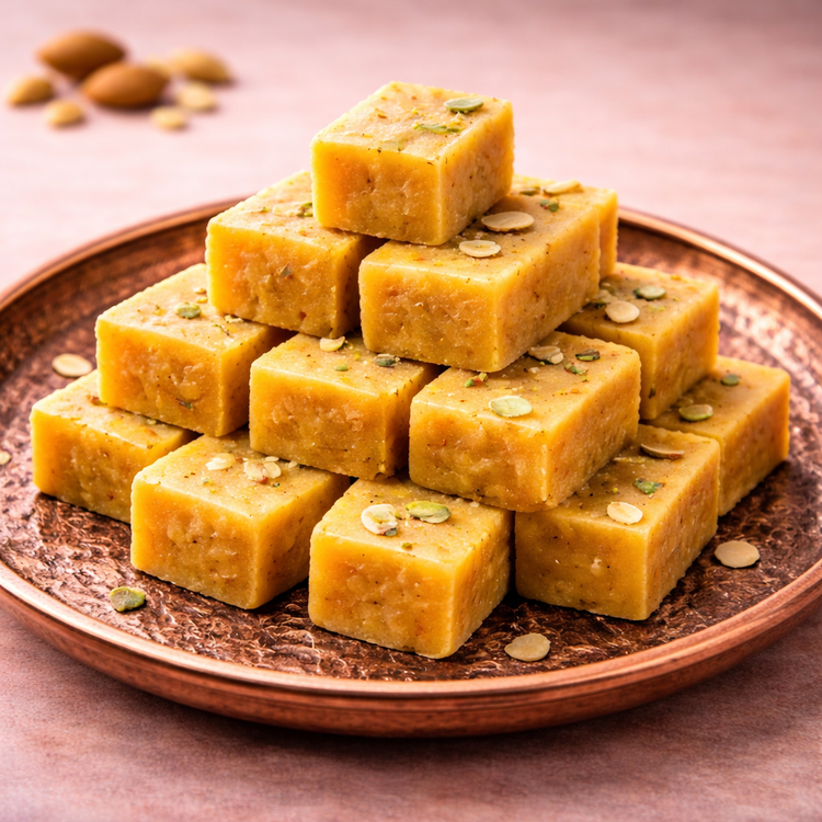 Badam Malai Burfi
