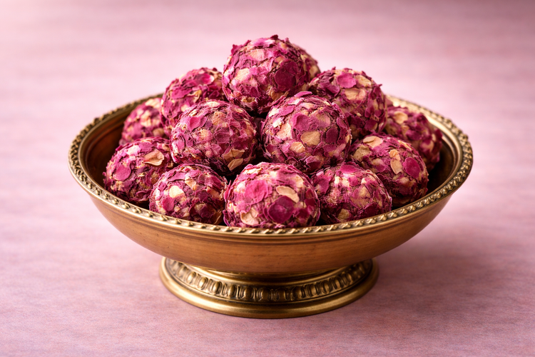 Dry Fruit Rose Laddu